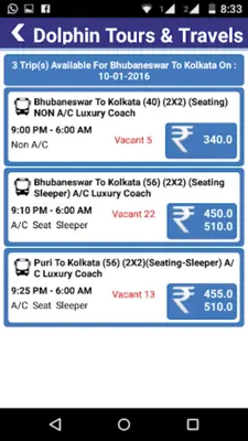 Dolphin Bus Service android App screenshot 4